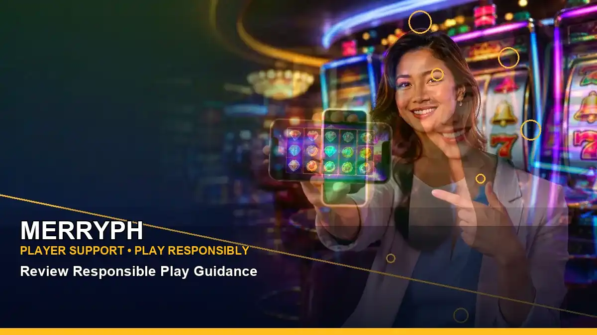 MERRYPH jackpot slot games with a bright gold theme and an energetic layout for Philippine players